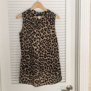 Venus leopard print sleeveless top